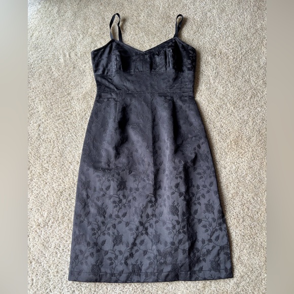 Kookai Dresses & Skirts - Kookai Black Jacquard Floral Dress – NWT